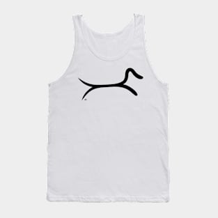 Minimalist Dachshund Tank Top